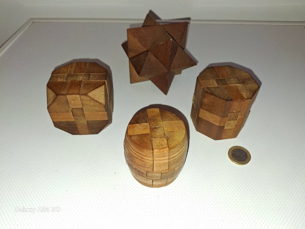Collection vintage de casse-têtes en bois PUZZLE 3D, Hobby & Loisirs créatifs, Enlèvement ou Envoi, Comme neuf, Puzzle