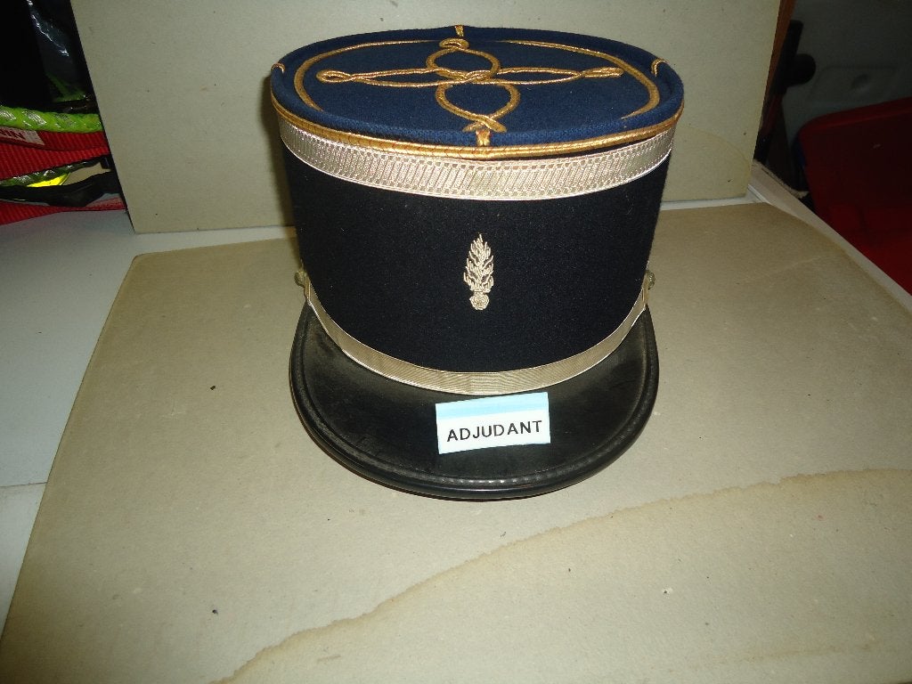 képi adj gd dep, Collections, Enlèvement ou Envoi, Gendarmerie, Casque ou Béret