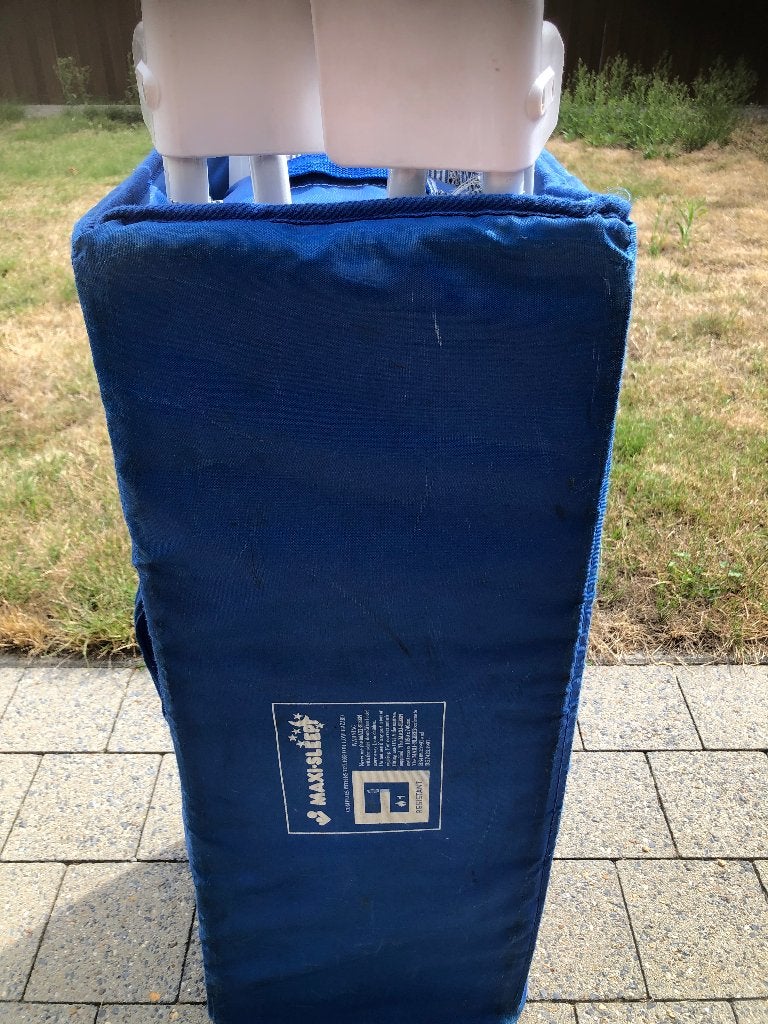 reisbedje, Kinderen en Baby's, Kinderkamer | Bedden, Ophalen, Gebruikt, 70 tot 85 cm, Minder dan 140 cm