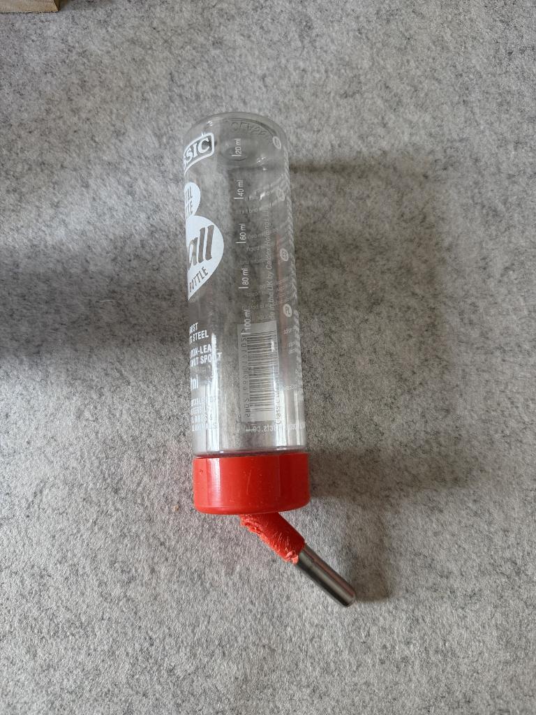 magnetische drinkfleshouder voor knaagdieren hamster 150ml, Enlèvement ou Envoi, Utilisé, Bol de nourriture