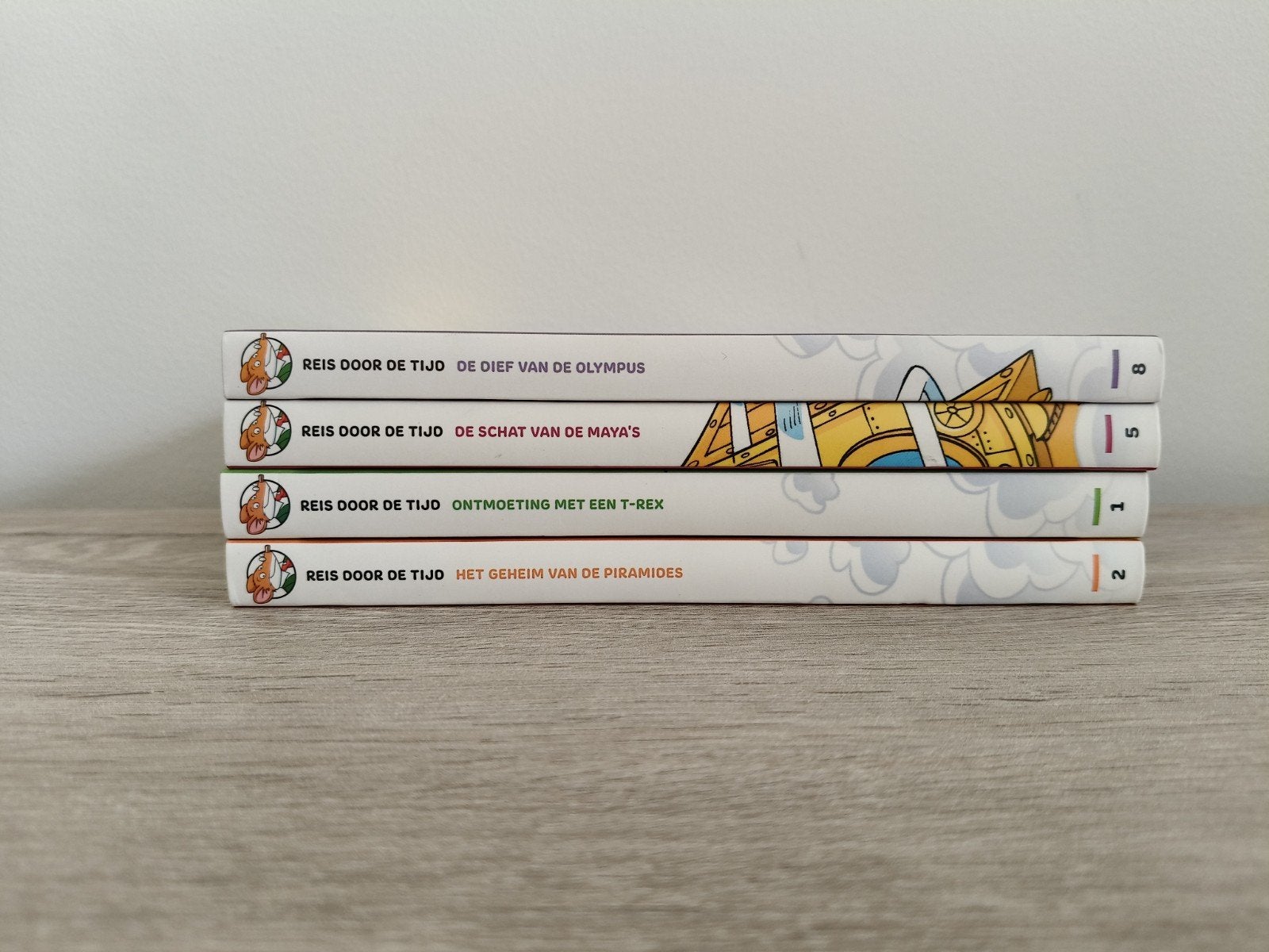 Vier boeken van Geronimo Stilton - Reeks: reis door de tijd, Boeken, Ophalen of Verzenden