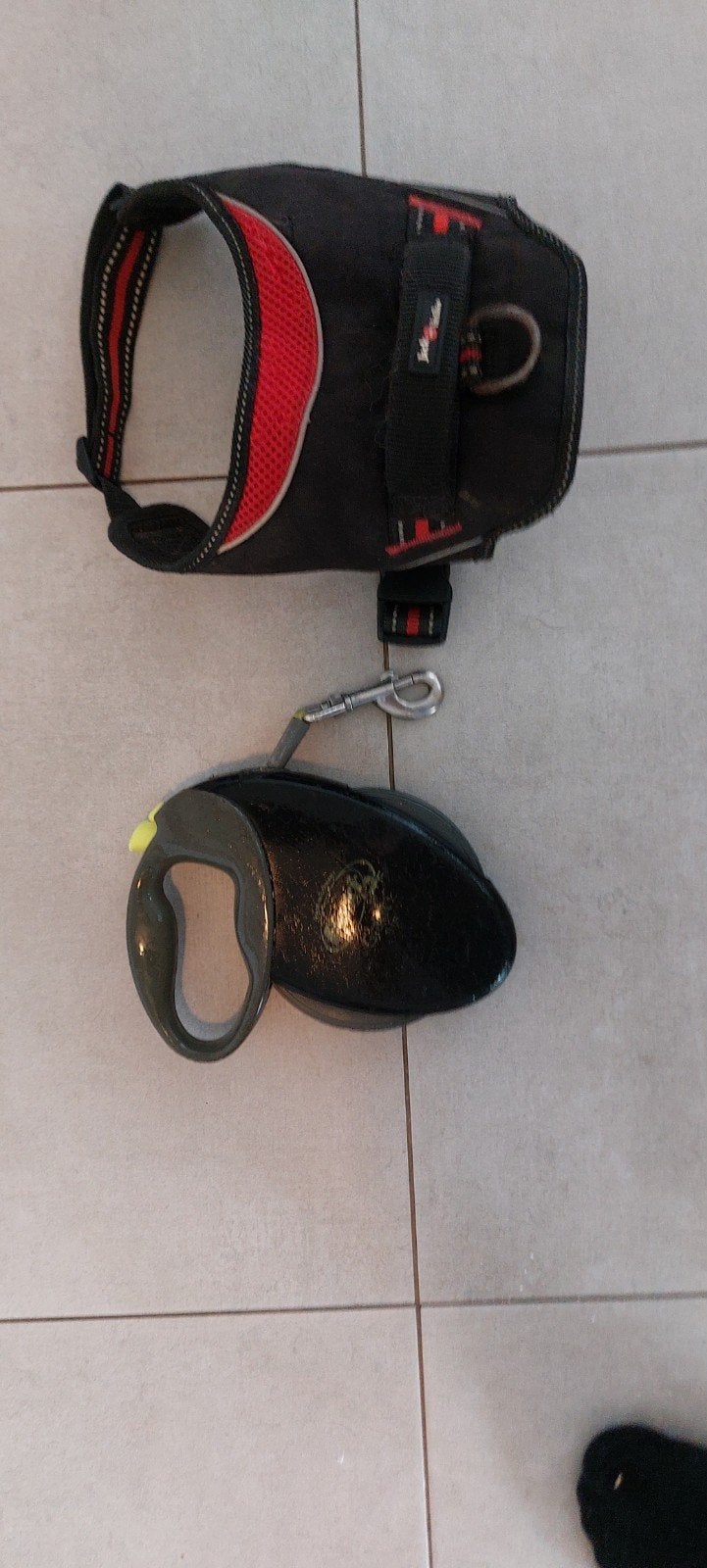 Flexi hondenriem riem L en tuigje, Ophalen, Gebruikt, Hondenriem