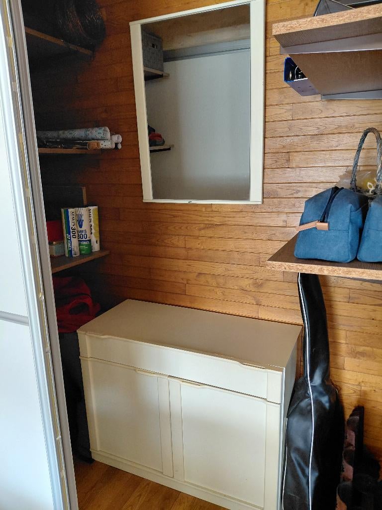 COMMODE MET SPIEGEL, Huis en Inrichting, Ophalen, Gebruikt