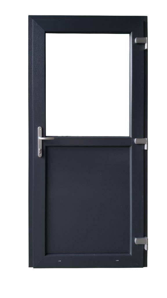 Portes doubles en plastique avec cadre — blanc ou anthracite, Bricolage & Construction, Enlèvement ou Envoi, Synthétique