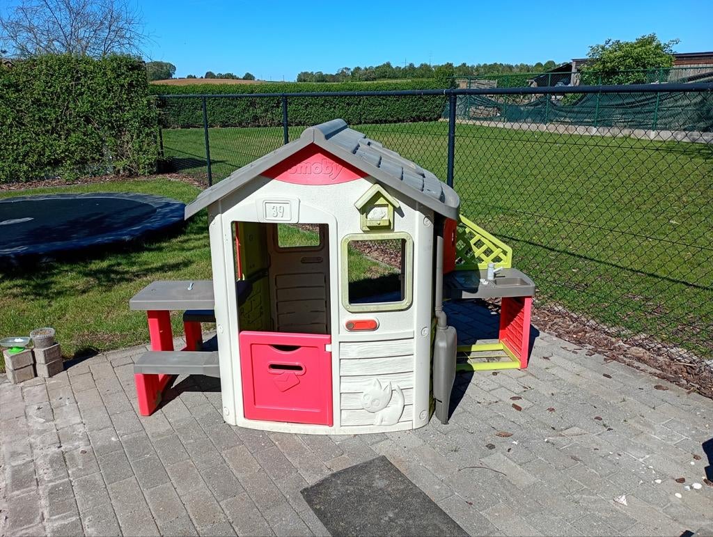 Smoby speelhuisje, Ophalen