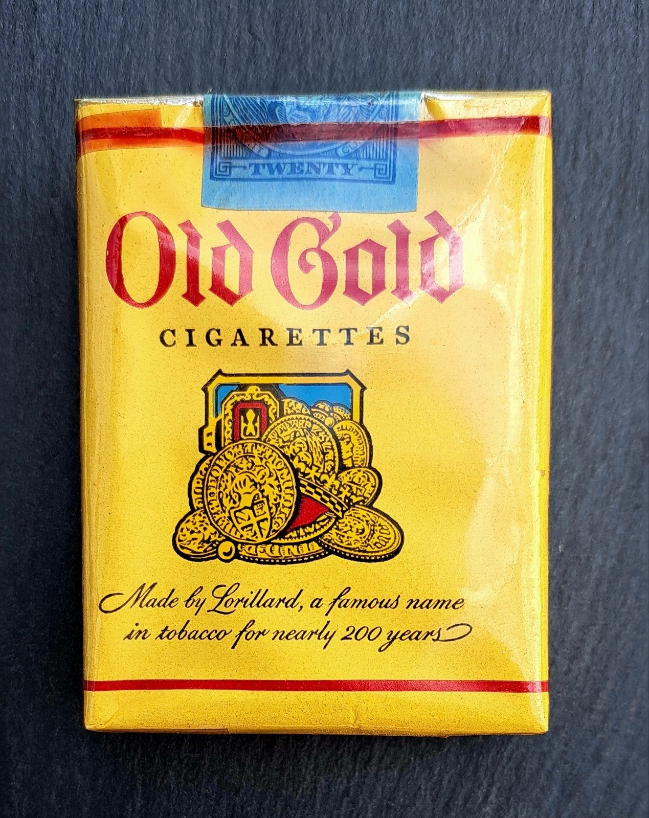 Superbe paquet de cigarettes US Old Gold, Enlèvement ou Envoi