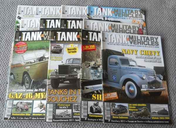 Lot de 12 magazines Tank & Military Vehicles, Verzamelen, Militaria | Tweede Wereldoorlog, Ophalen