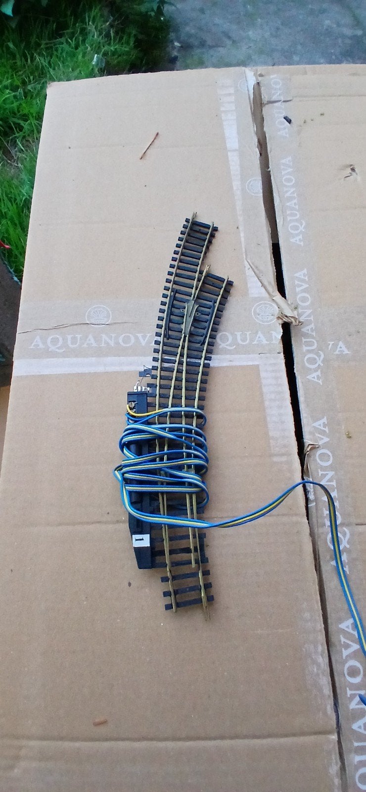 Aiguillage courbe gauche électromagnétique Fleischmann - Éch, Enlèvement ou Envoi, Rails, Fleischmann
