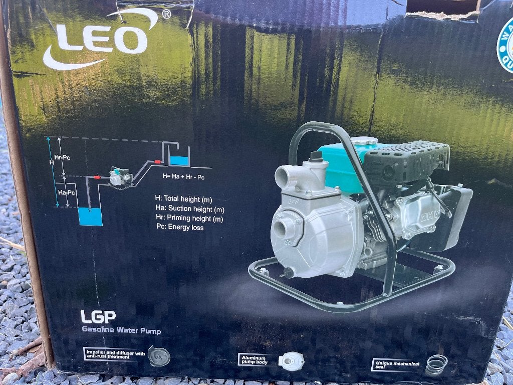 Waterpomp met benzinemotor, Ophalen, Zo goed als nieuw