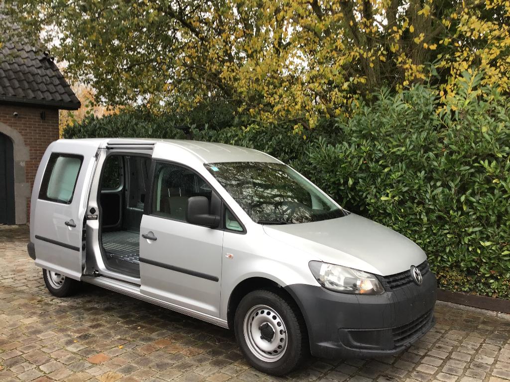 Vw Caddy TDI version long châssis airco, Autos, 75 kW, Achat, Entreprise, Volkswagen
