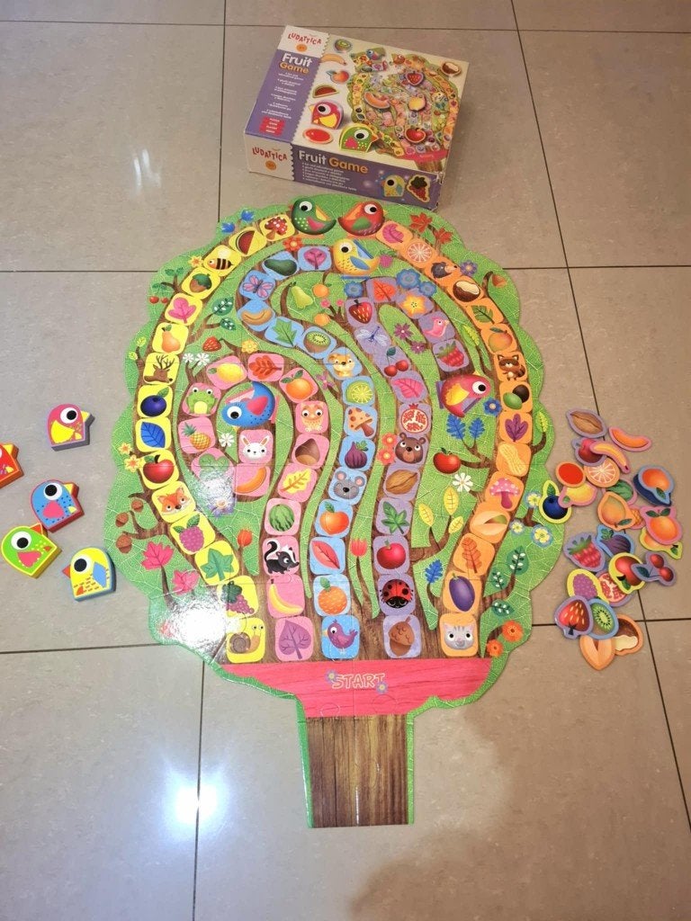 Superbe Jeu Fruit Game 3 + Ludattica (prix : 45eur) en bois, Enlèvement ou Envoi, Comme neuf, Découverte