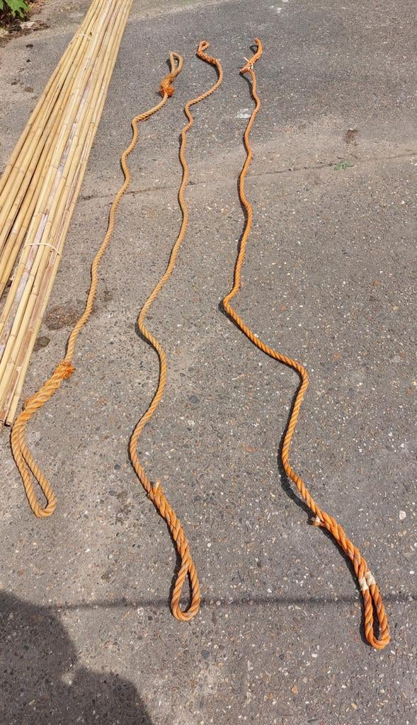 3 cordes robustes avec boucle — env. 2,5 à 3 m, Enlèvement