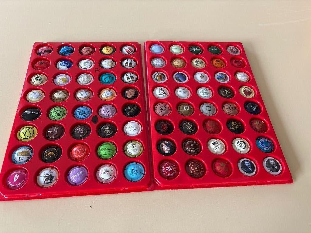 Champagne capsules lot 80 stuks + gratis bonuscapsule, Collections, Collections complètes & Collections, Enlèvement ou Envoi