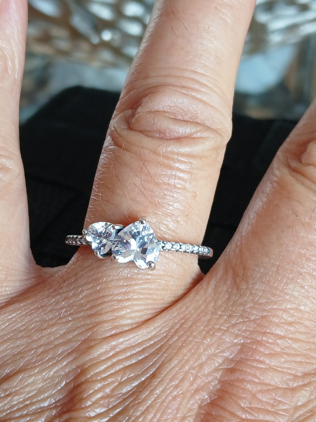 925 zilveren ring, Handtassen en Accessoires, Ringen, Ophalen of Verzenden, Zilver, Zilver