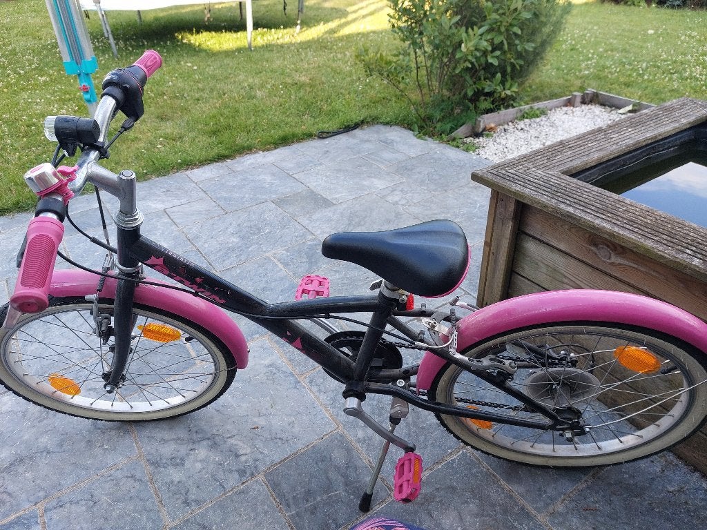 Vélo fille 20 pouces, Frein à tambour, B-Twin, Comme neuf, Vitesses