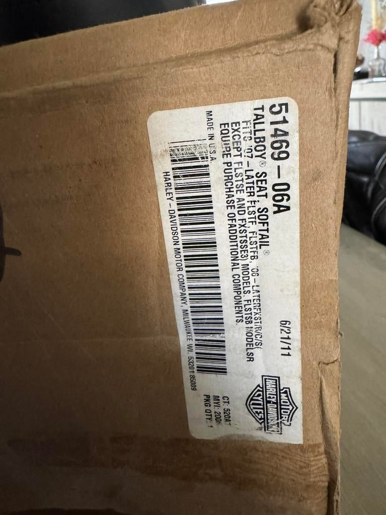 Harley Davidson comfortstoel, Ophalen