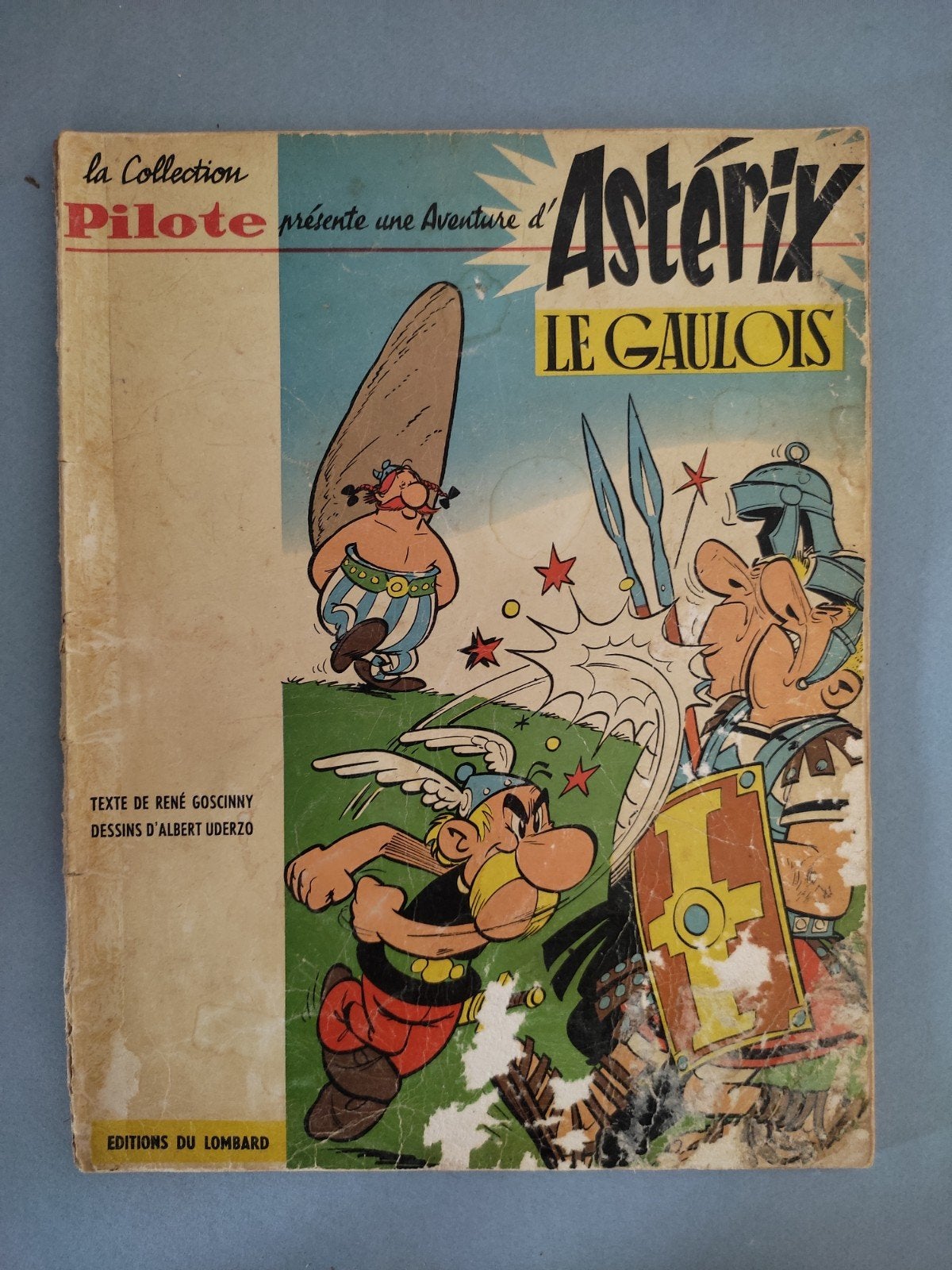 Stripboek Asterix de Galliër - Oude editie Pilot., Boeken, Stripverhalen, Gelezen, Goscinny & Udezo, Eén stripboek, Ophalen of Verzenden