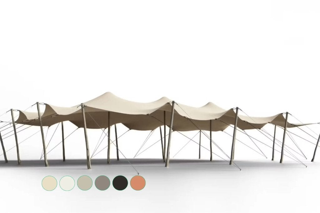Tente stretch 10 x 15 (pinces), marque Above & Beyond, Neuf, Enlèvement ou Envoi, Pliable, 6 mètres ou plus