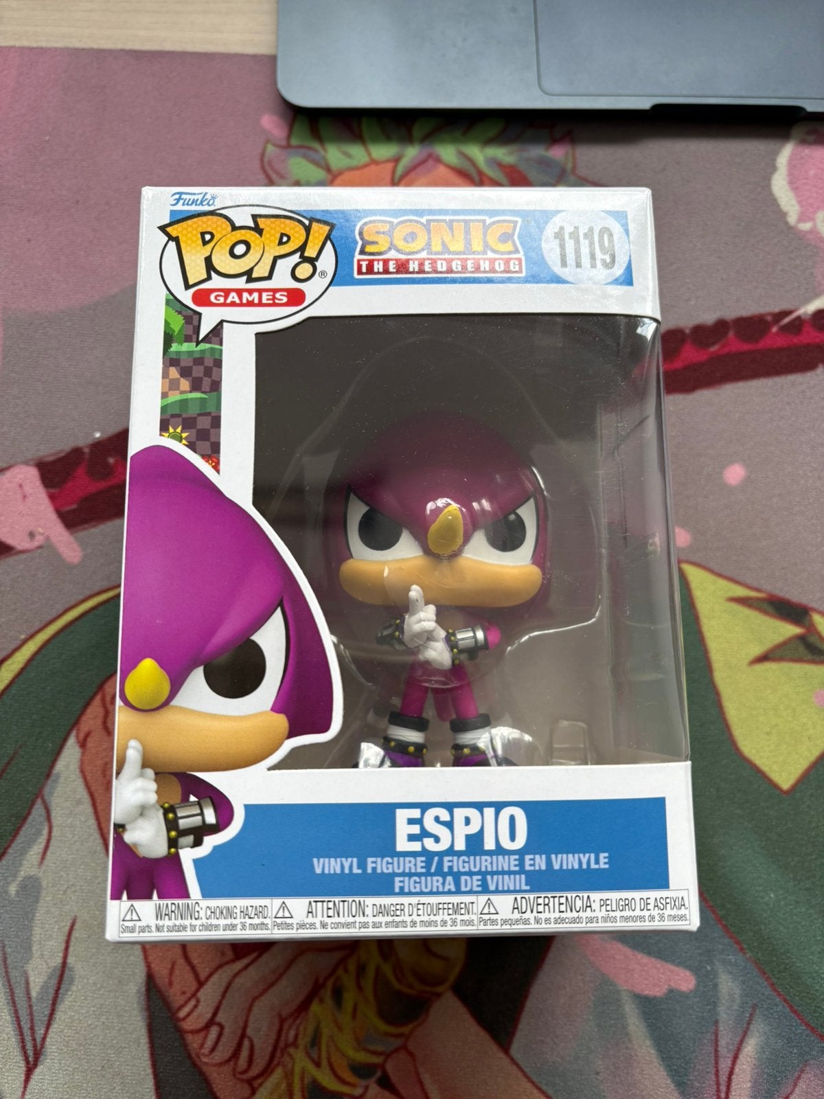 Funko Pop! Games Sonic the Hedgehog #1119 Espio Vinyl Figure, Verzamelen, Poppetjes en Figuurtjes, Ophalen of Verzenden, Zo goed als nieuw