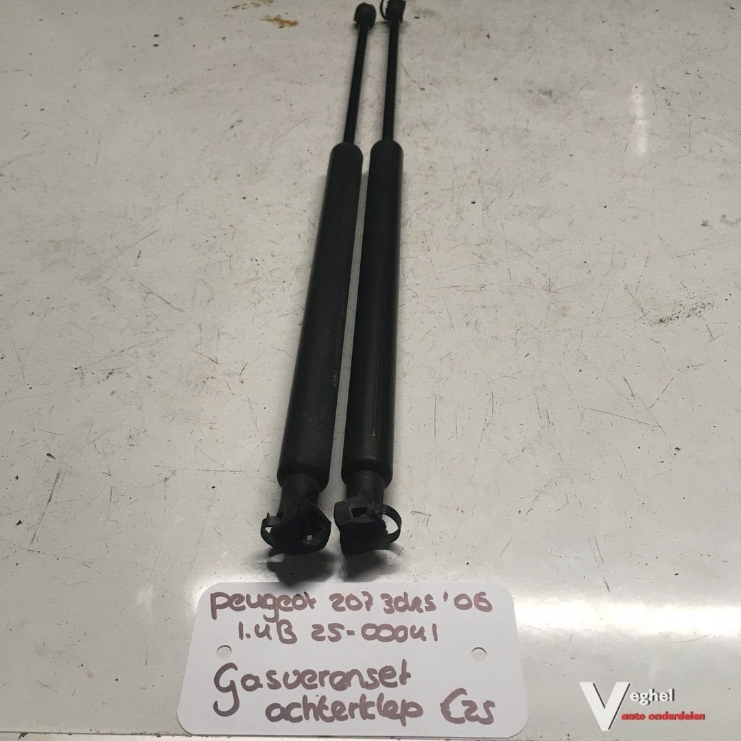 Peugeot 207 3drs 1.4 B 2006 2500041  Gasveren set achter, -, Utilisé, -, -