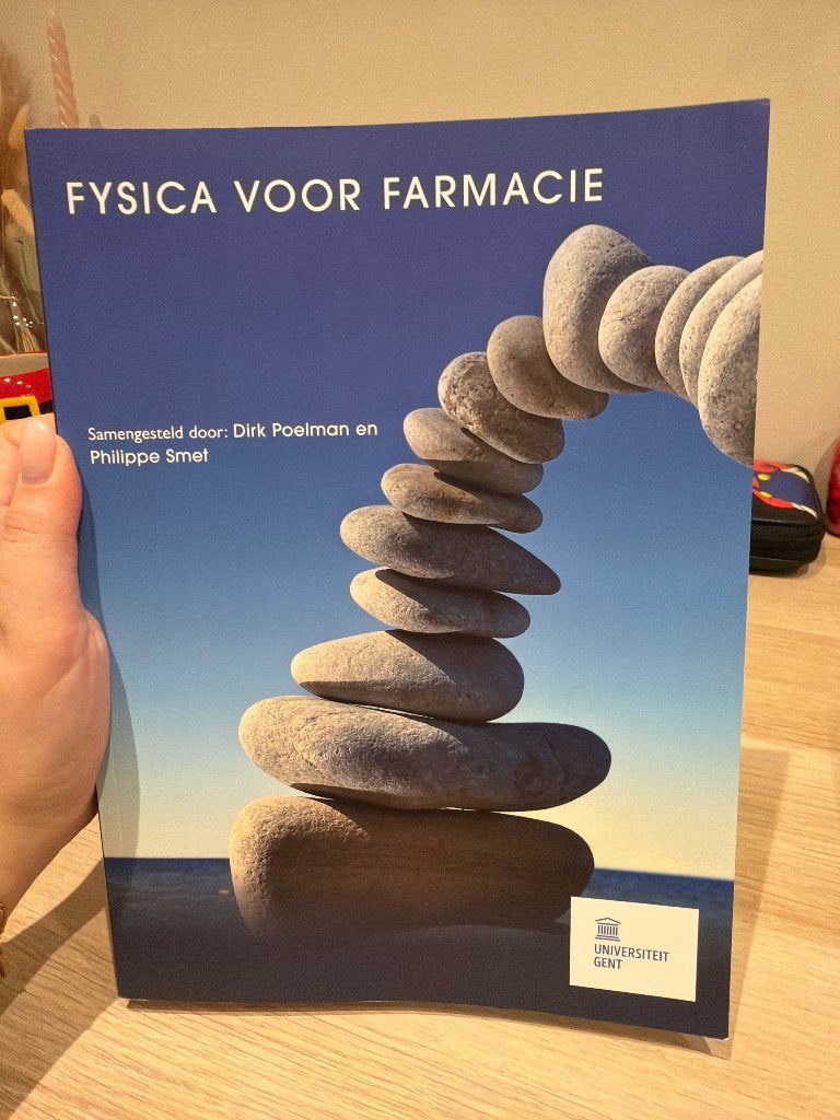 Boek fysica voor farmacie, Boeken, Ophalen, Nieuw, Hoger Onderwijs, Dirk Poelman en Philippe Smet
