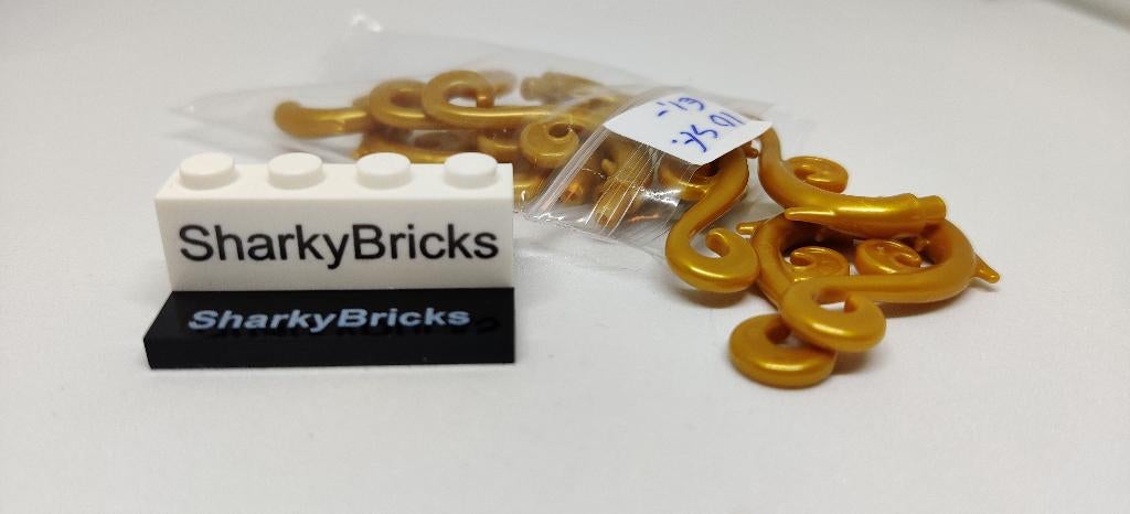 Lego Design Element Pearl goud per 10 stuks (Nieuw), Overige thema's, Lego, Nieuw, Ophalen of Verzenden