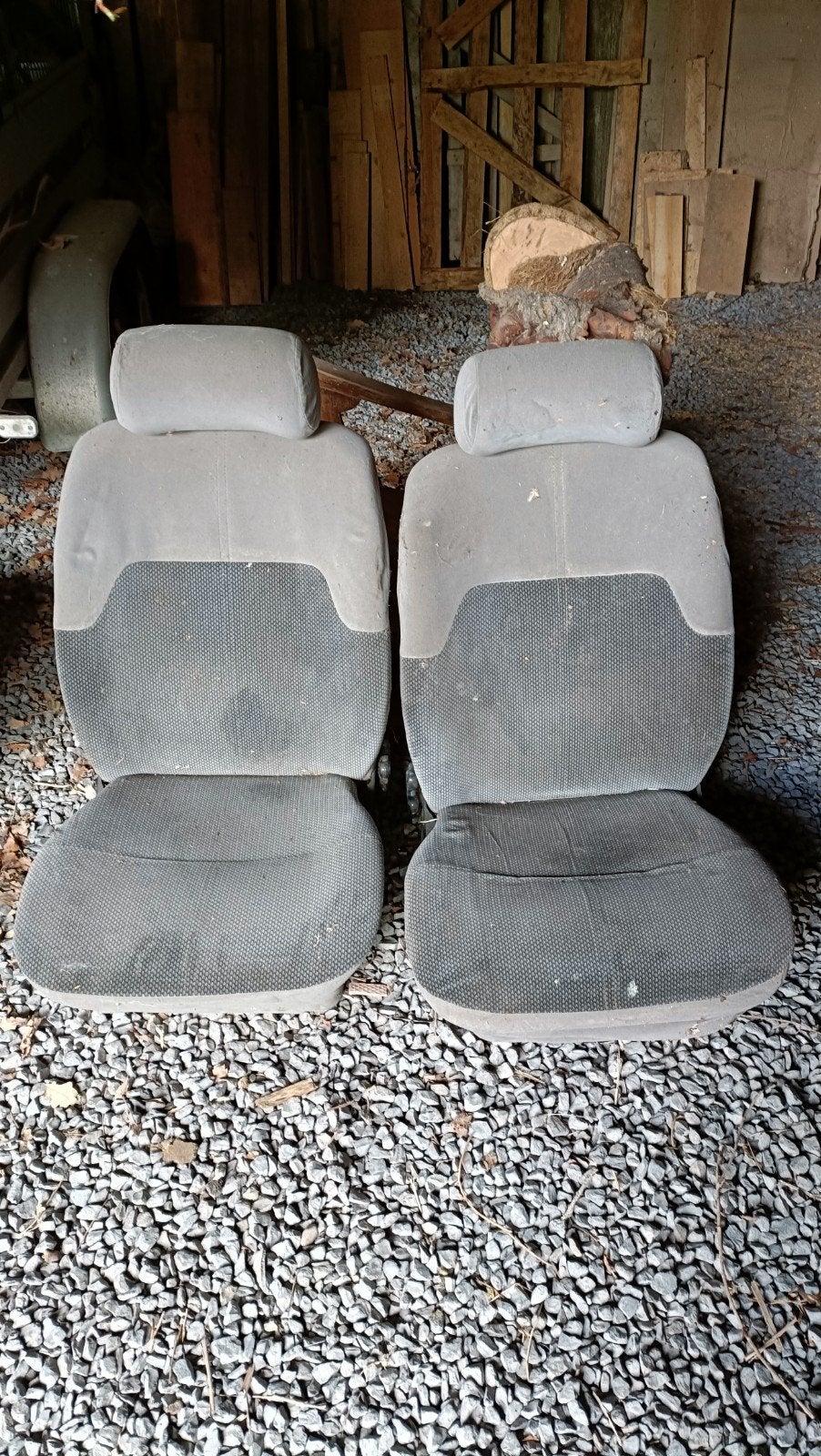 2 Autozetels vooraan. Gratis, Auto-onderdelen, Interieur en Bekleding, Ophalen, Gebruikt, Citroën