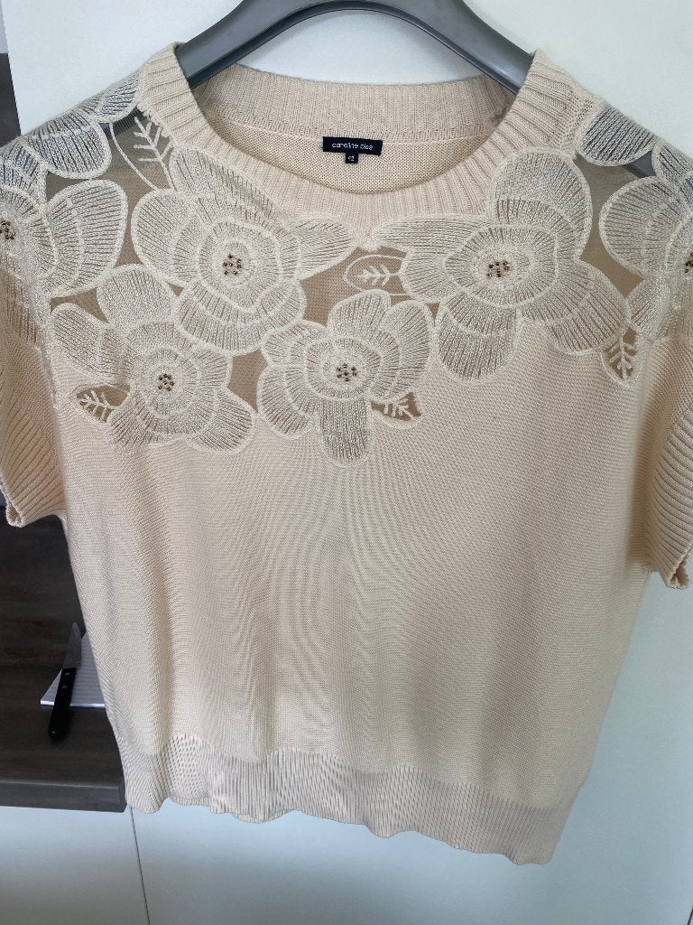 Twinset Caroline Biss, Vêtements | Femmes, Enlèvement ou Envoi, Neuf, Taille 42/44 (L), Beige