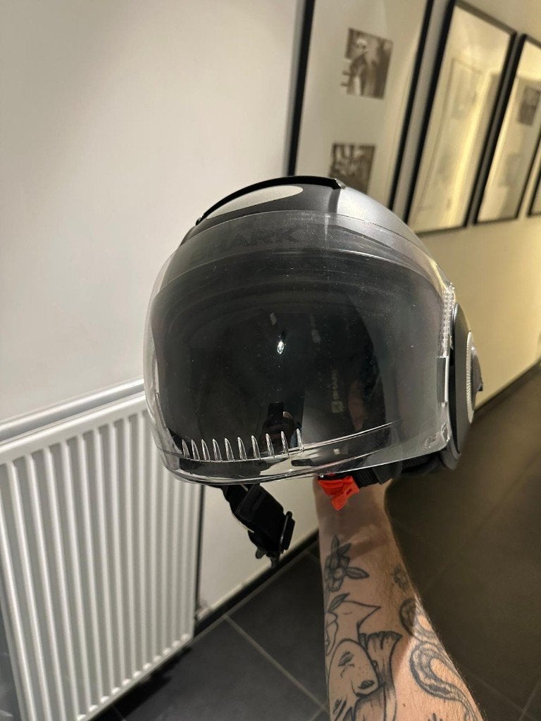 Casque Moto / Scooter Jet SHARK Noir Mat (Double visière), Seconde main, Casque jet, Shark, Enlèvement