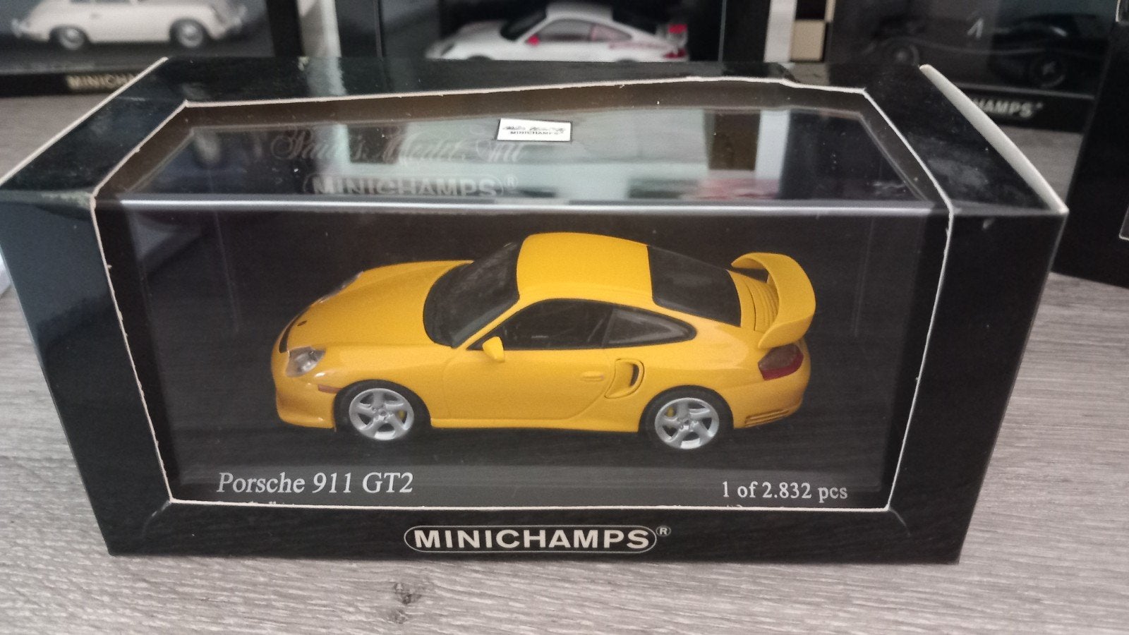 Minichamps Porsche 911 GT2-Speed Yellow ( 1:43 ), Ophalen, Nieuw, Auto, MiniChamps