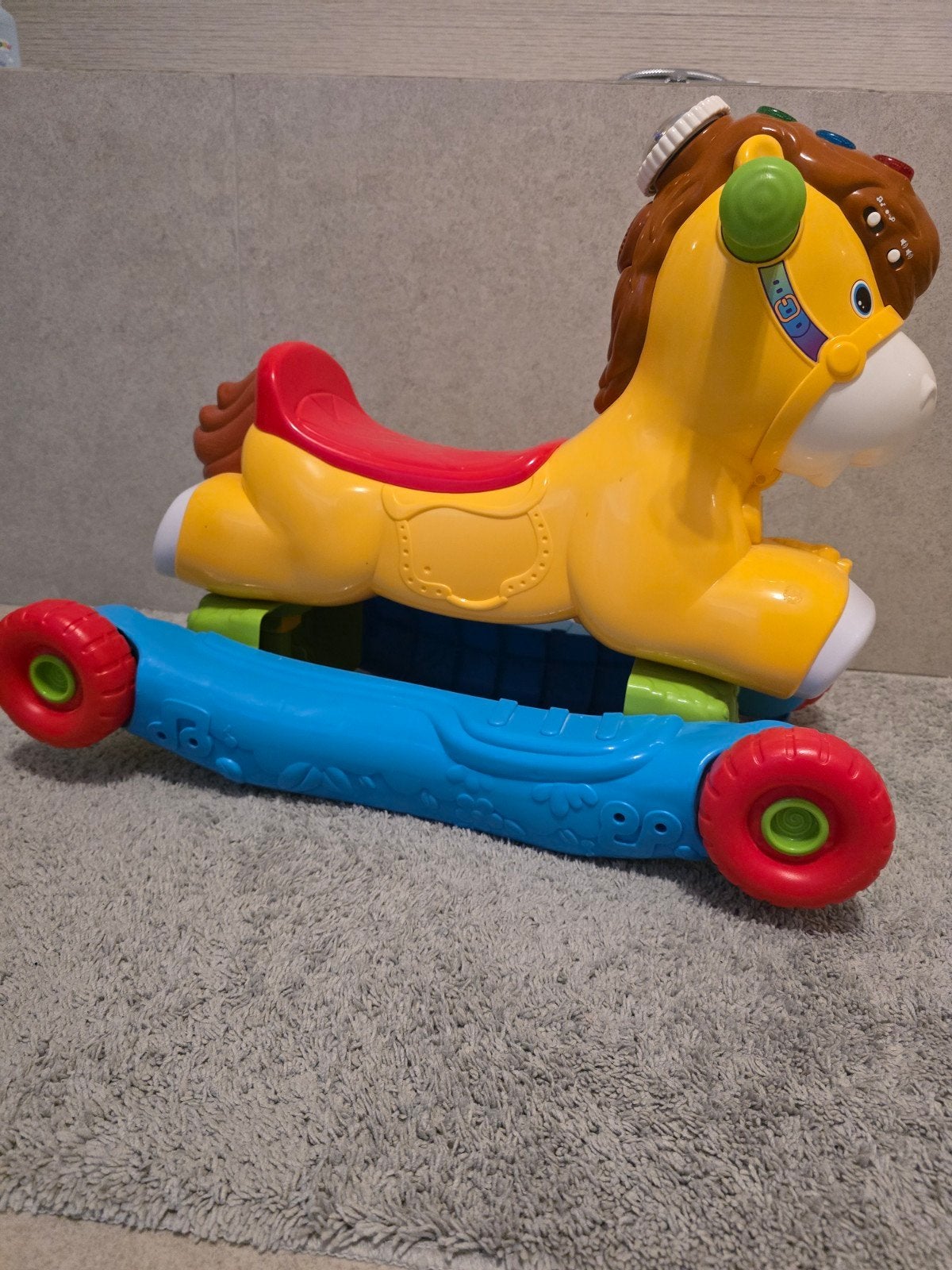 vtech 2 in 1 hobbelpaard, Ophalen