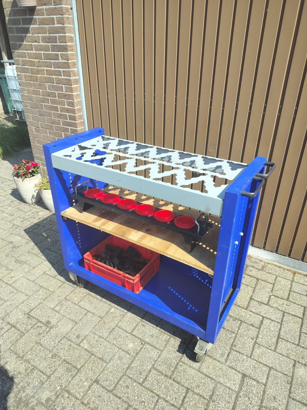 Mobiele CNC Toolholder - toolhouder 
Kar + draagbare houder, Ophalen