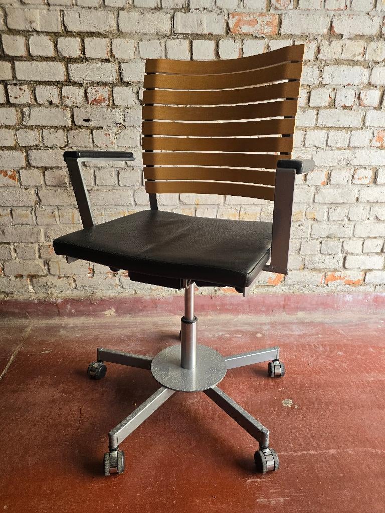 Prachtige Bulo H2O Bureaustoel (Bataille & ibens) echt leder, Antiek en Kunst, Antiek | Meubels | Stoelen en Sofa's, Ophalen