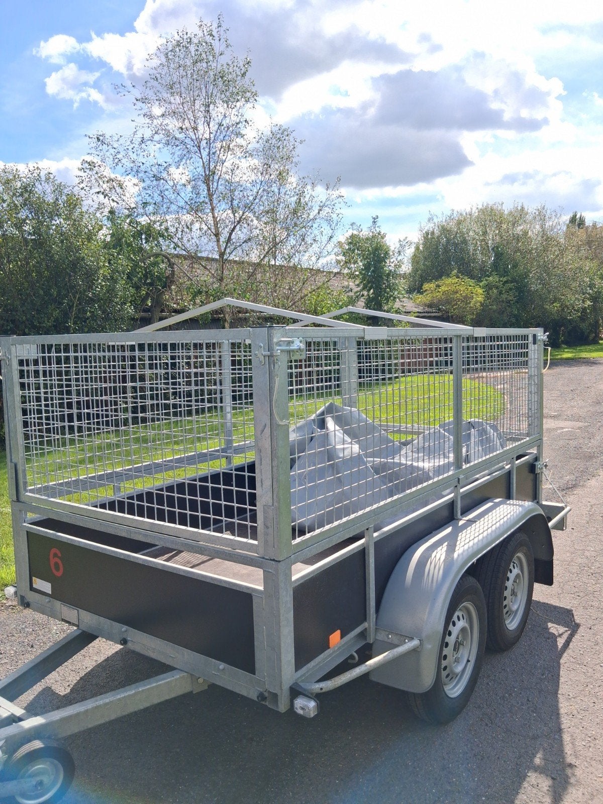 Aanhangwagen BW-TRAILERS 750KG met loofnetten/ dicht zeil, Auto diversen, Ophalen, Nieuw