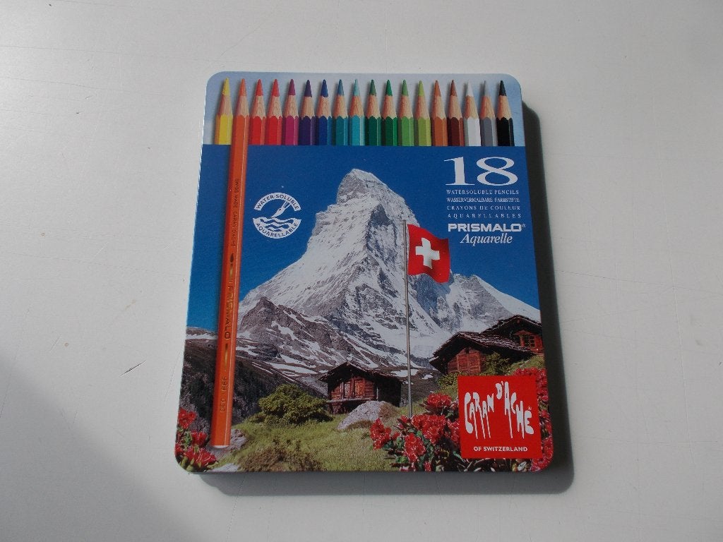 Caran d'Ache Prismalo Aquarelle 18 Kleurpotloden, Enlèvement ou Envoi, Neuf