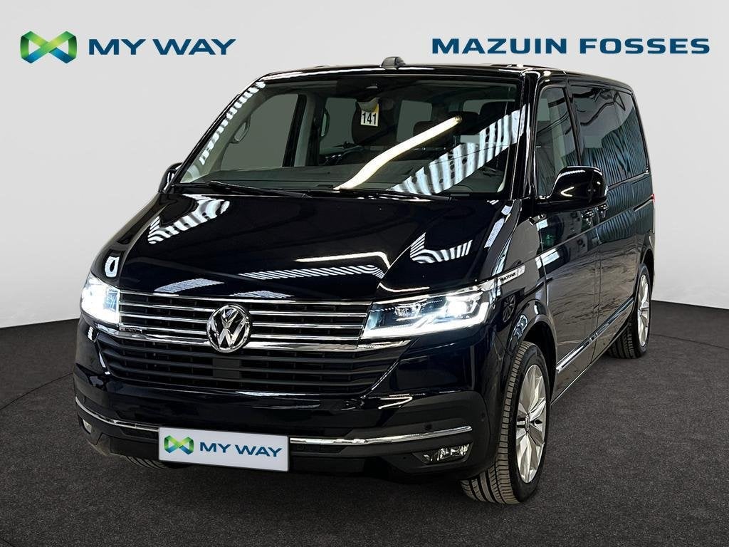 Volkswagen Multivan T6.1 Multivan 2.0 TDi SCR 4Motion Highli, Auto's, Volkswagen, Automaat, Monovolume, Zwart, Diesel