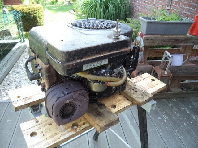 moteur tracteur tondeuse, Jardin & Terrasse, Enlèvement ou Envoi, Utilisé, Briggs & Stratton, Démarrage électrique