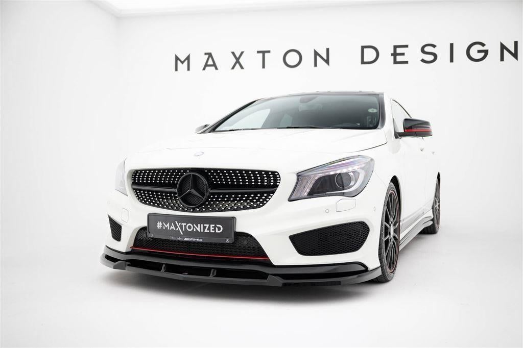 Maxton Design Spoiler Splitter Lip MB CLA AMG LINE C117, Verzenden