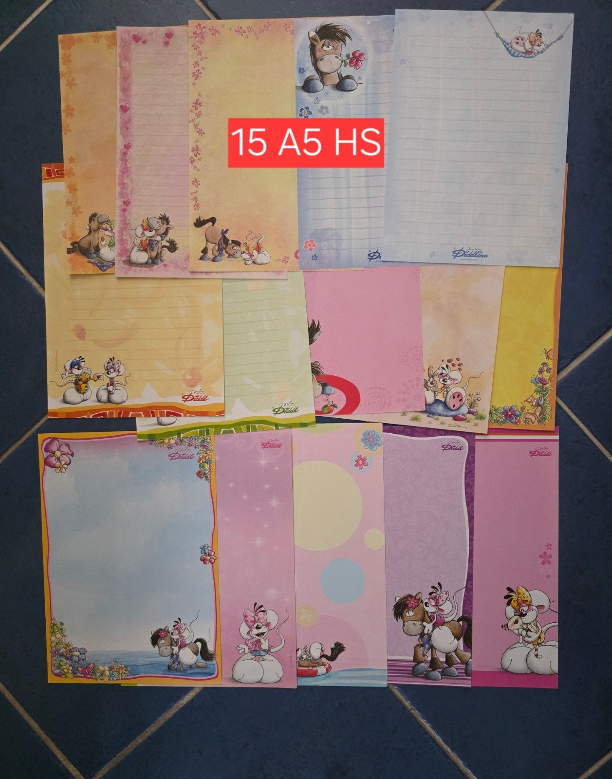 feuilles A5 Diddl PAL HS, Enlèvement ou Envoi, Diddl