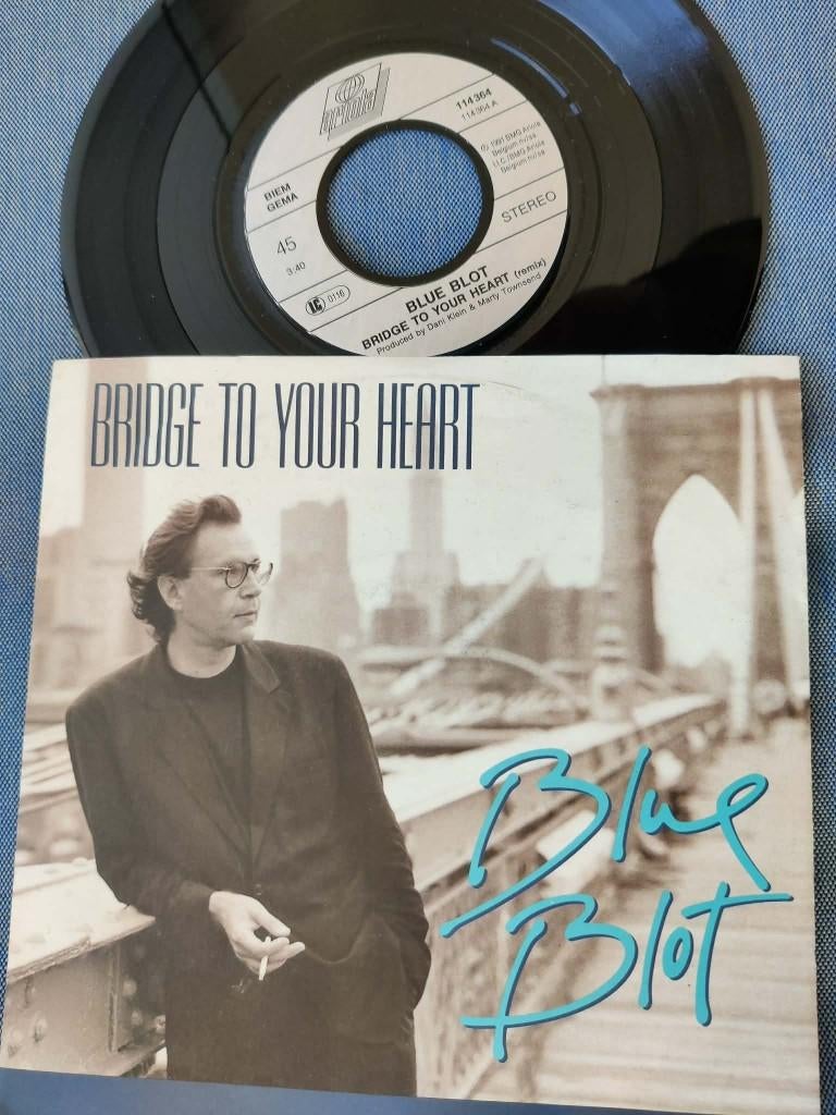 blue blot (bridge to your heart, ariola, 91, belgium), Cd's en Dvd's, Ophalen of Verzenden, Single