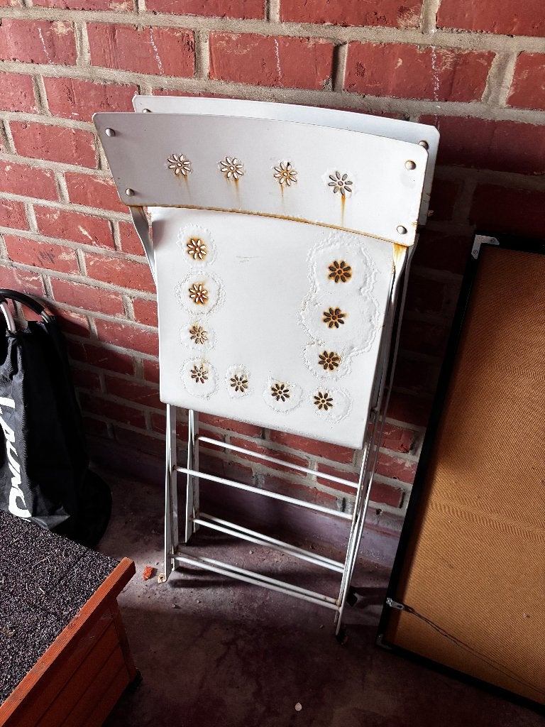 Tuinstoelen, Tuin en Terras, Ophalen, Gebruikt, Metaal