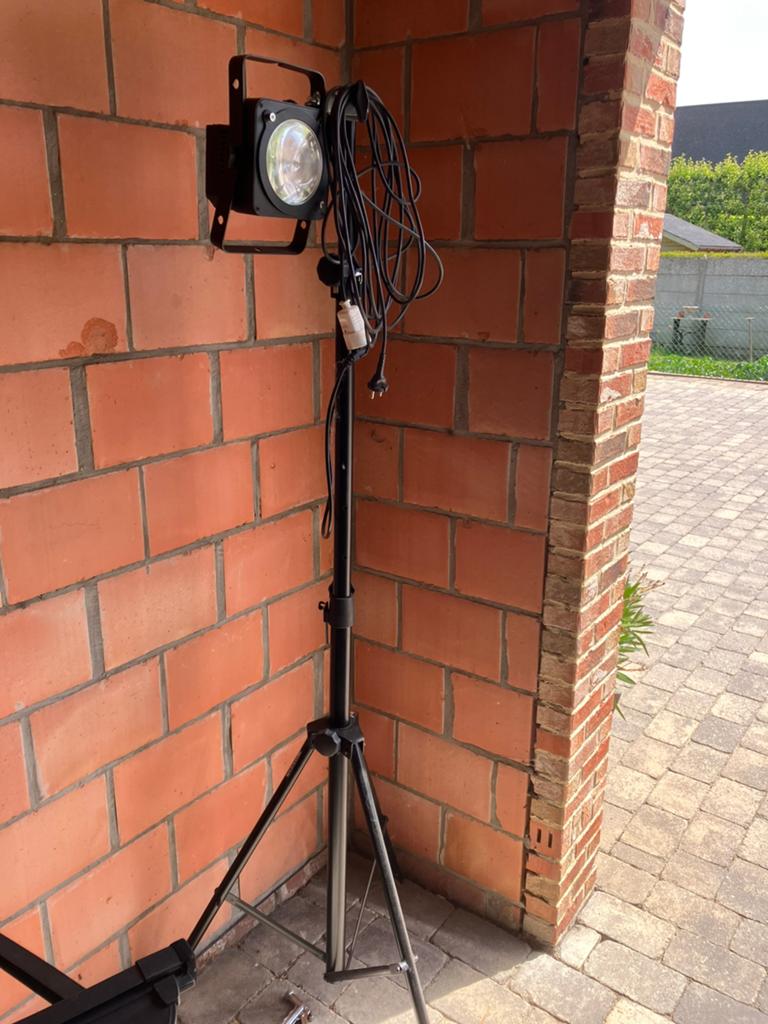 Lamp met voet., Ophalen, Zo goed als nieuw