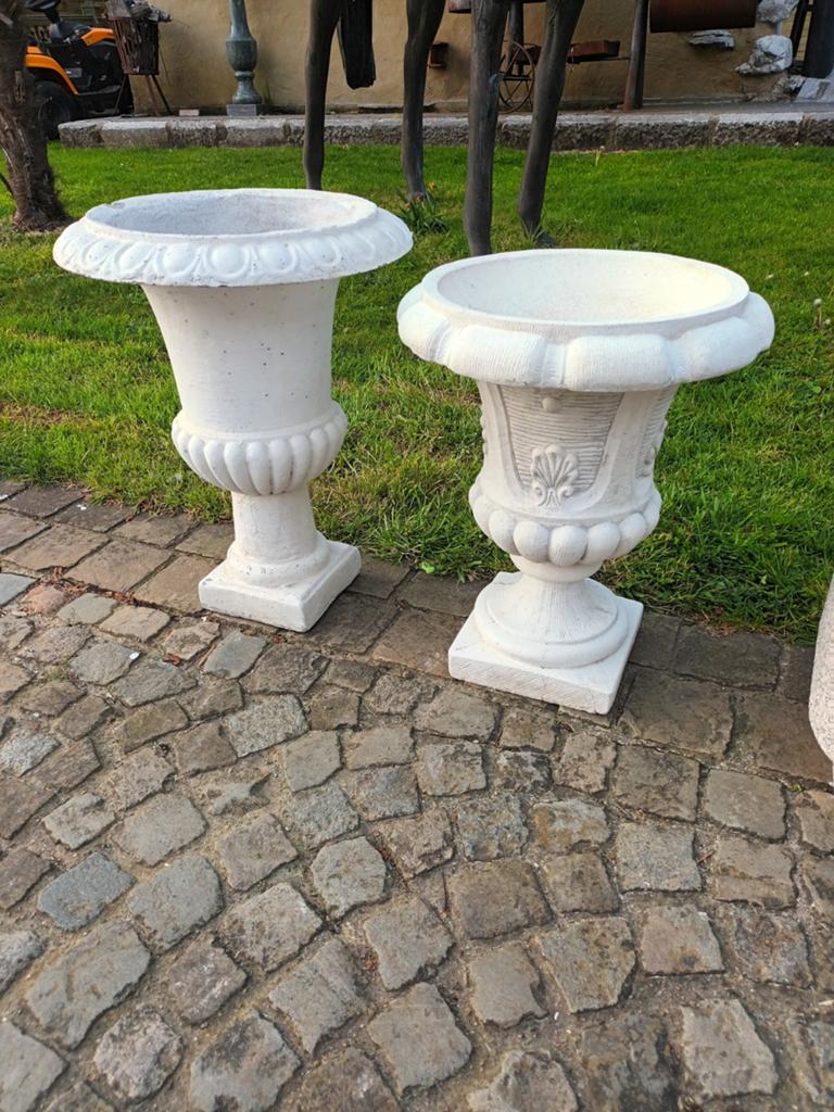 2 betonnen tuinvazen, Tuin en Terras, Ophalen