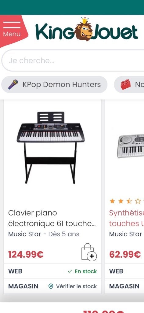 Clavier piano électronique 61 touches avec pieds, Musique & Instruments, Enlèvement, Comme neuf, Piano