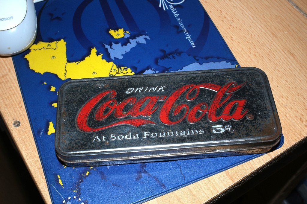 Coca Cola pennendoos, Ophalen of Verzenden, Gebruikt, Overige