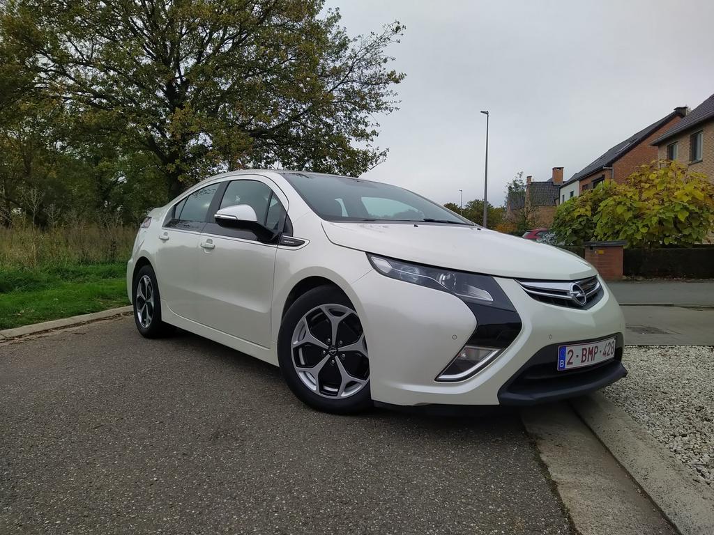Opel Ampera 2012 Hybride Elektrisch/ Benzine Euro 5 27 grCO2, Auto's, Automaat, Euro 5, Ampera, Zwart