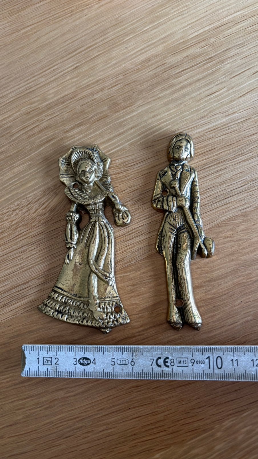 Panneaux de toilette vintage (hommes et femmes), Maison & Meubles, Enlèvement, Utilisé