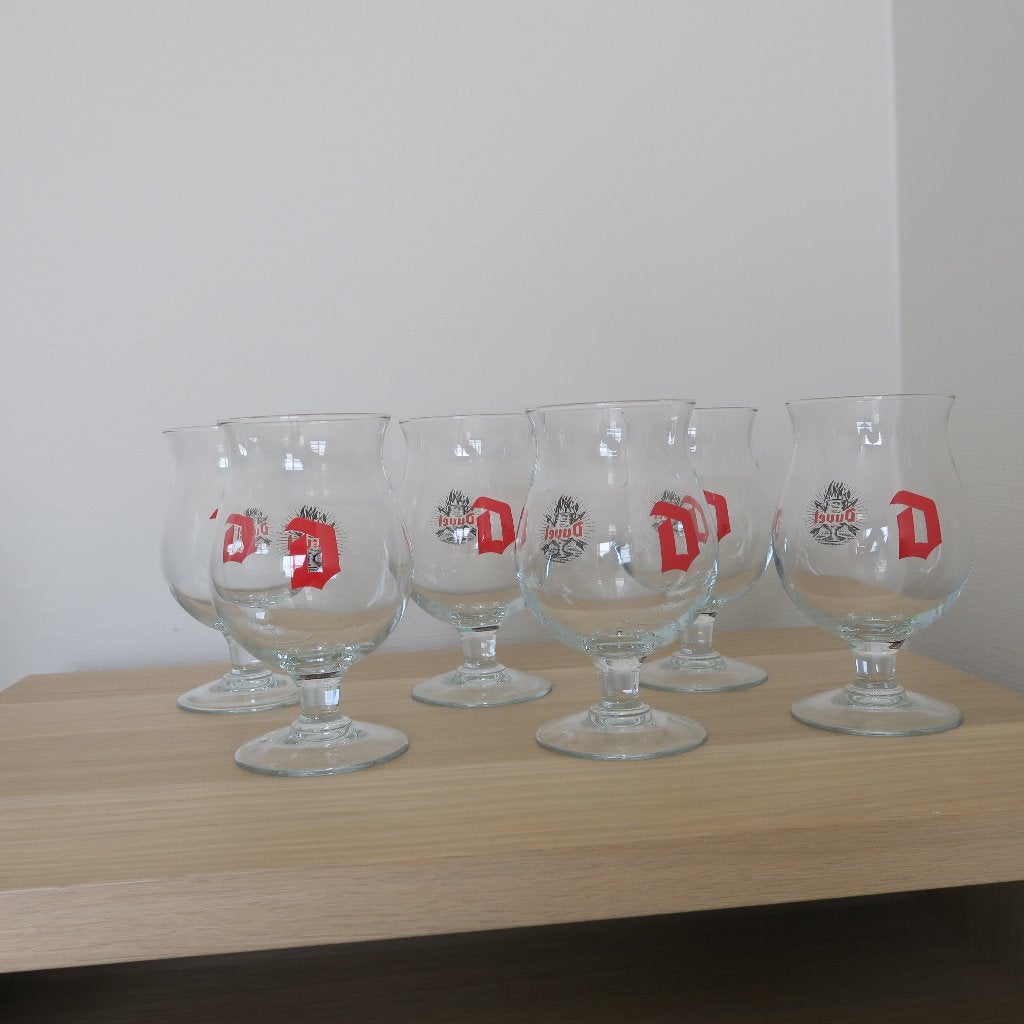 Duvel glazen - doos van 6 stuks, Ophalen of Verzenden, Nieuw, Bierglas