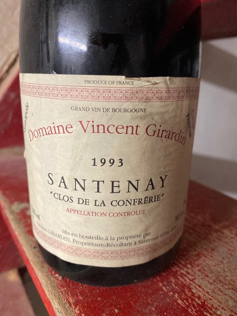 Santenay 1993 grand vin de bourgogne, Collections, Vins, Neuf, Enlèvement, Vin rouge, France
