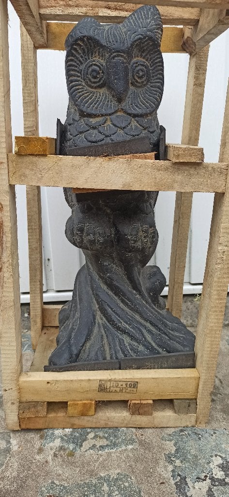 uil in steen, Ophalen, Nieuw, Steen, Dierenbeeld